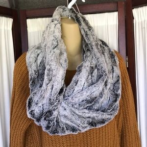 Faux fur scarf wrap
